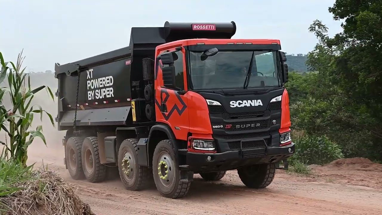 Scania lança linha de caminhões fora de estrada para mineração