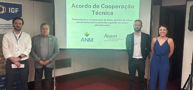 Minas Gerais firma acordo inédito para garantir segurança em minas desativadas