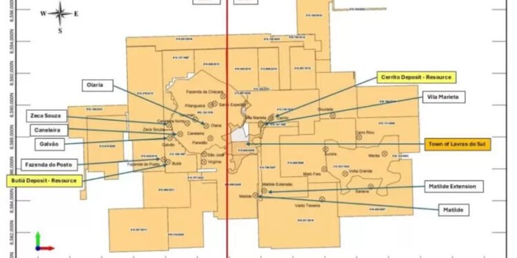 Lavras Gold encontra 1,1 g/t de ouro em 228 metros no Sul do Brasil