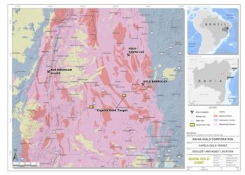Brasnova Energy firma acordo para adquirir 50% de projeto de ouro na Bahia