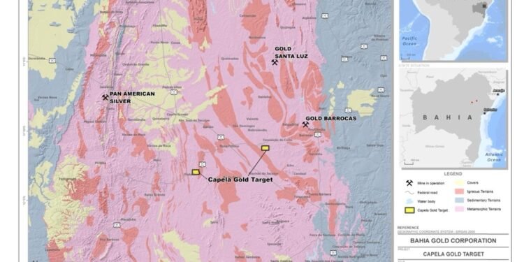 Brasnova Energy firma acordo para adquirir 50% de projeto de ouro na Bahia