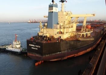 China recebe primeiro carregamento de minério de ferro da mina de Simandou, na Guiné