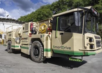 AngloGold Ashanti testa autobetoneira elétrica em mina subterrânea em MG