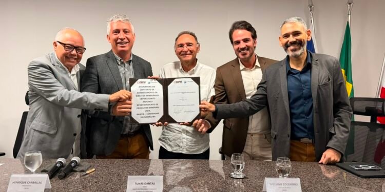 CBPM firma contrato de arrendamento para produção de barita em Contendas do Sincorá