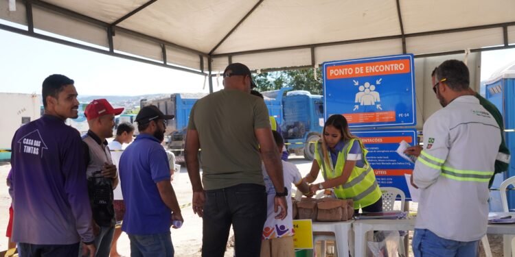 Simulado de barragem mobiliza mais de 2,1 mil pessoas em Jacobina, na Bahia