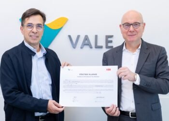 Vale e ABB ampliam parceria para levar automação e IA a operações de minério de ferro
