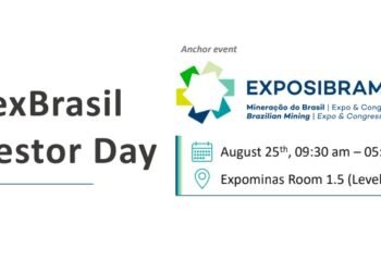 ApexBrasil e IBRAM promovem Investor Day sobre minerais críticos durante a EXPOSIBRAM 2026